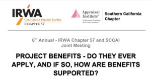 6th Annual - IRWA Chapter 57 & SCCAI Joint Meeting